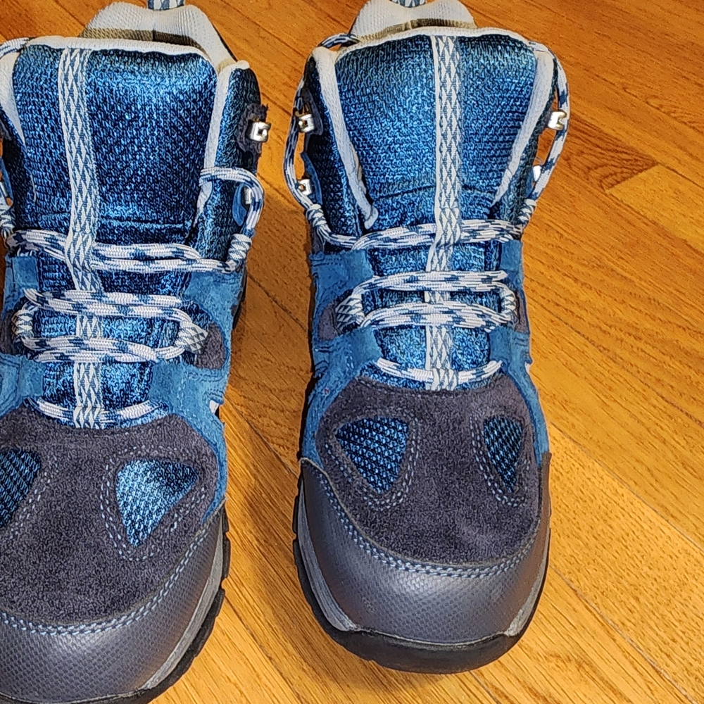 L.L. Bean Kids Blue and Black Boots